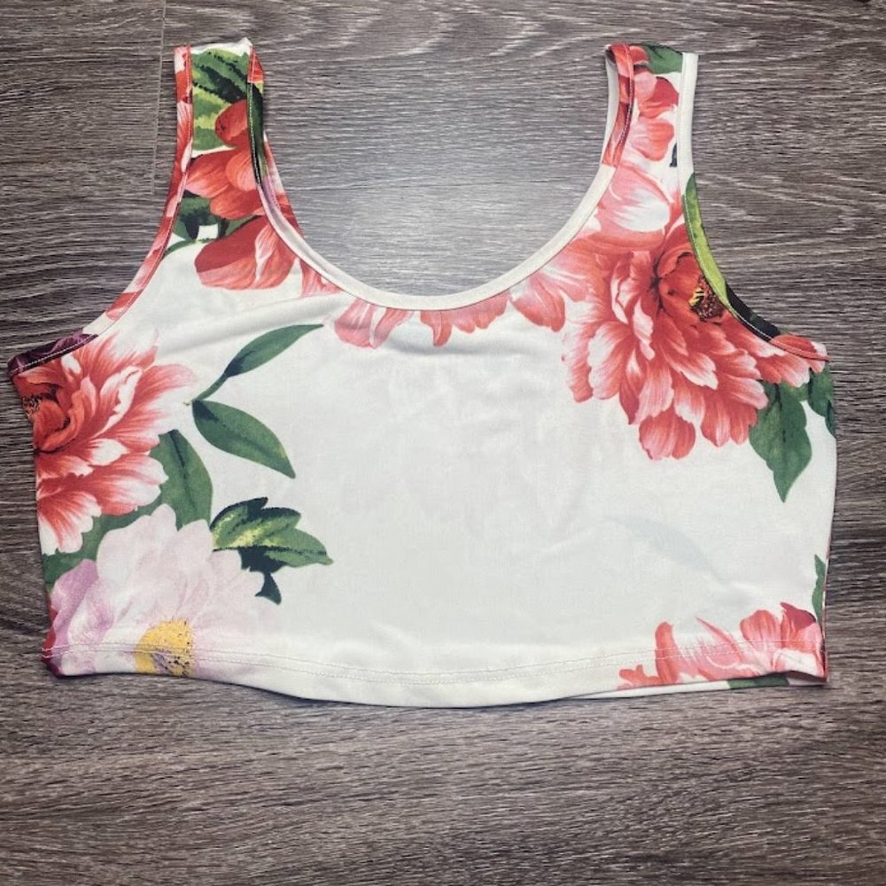 Women's Floral Crop Top